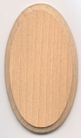 Mini Hardwood Plaque - 2-1/2 x 4-1/4 inch. by 1/4 inch thick - 12 pieces