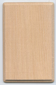 Mini Hardwood Plaque - 3-1/2 x 5-1/4 inch. by1/4 inch thick - 12 pieces