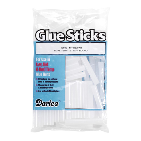 Glue Sticks - Dual Temp - 5/16 x 2 inches - 50 pieces