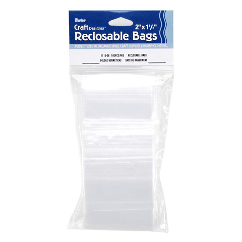 Bags - Reclosable Poly - 2 x 1.5 inches - 100 pieces