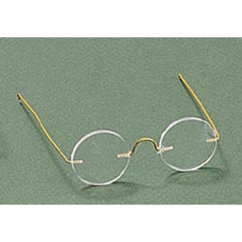 Doll Glasses - Round Lens - 3-3/8 inches