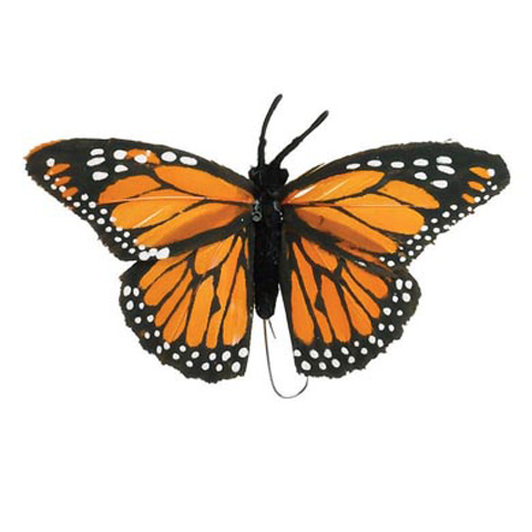 Butterfly - Orange - 4 inches