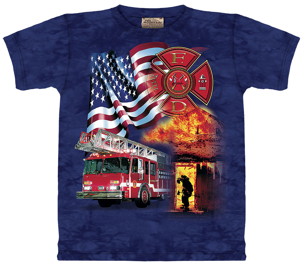 Fireman Flag T-Shirt