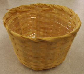 Basket with Liner - 5 inch diameter x 3-1/2 inch high