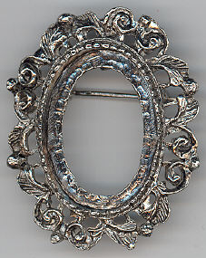 Pin Frame - Antique Silver