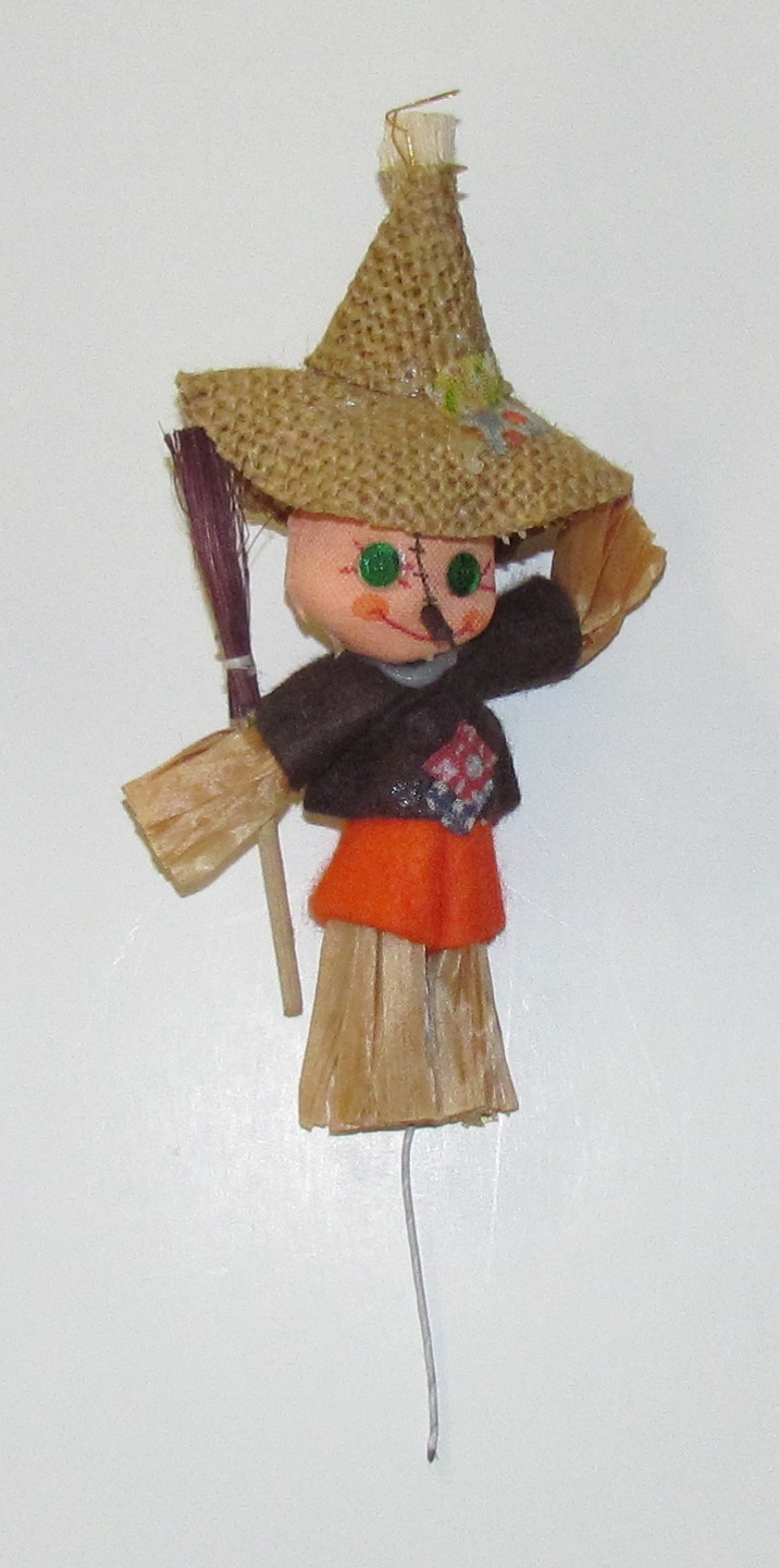 Scarecrow - 6 inch -  on wire pick - 1 piece