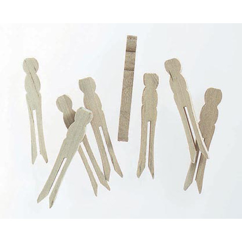 Clothespin - Flat - Natural - 2-1/2 inch Mini - 30 pieces