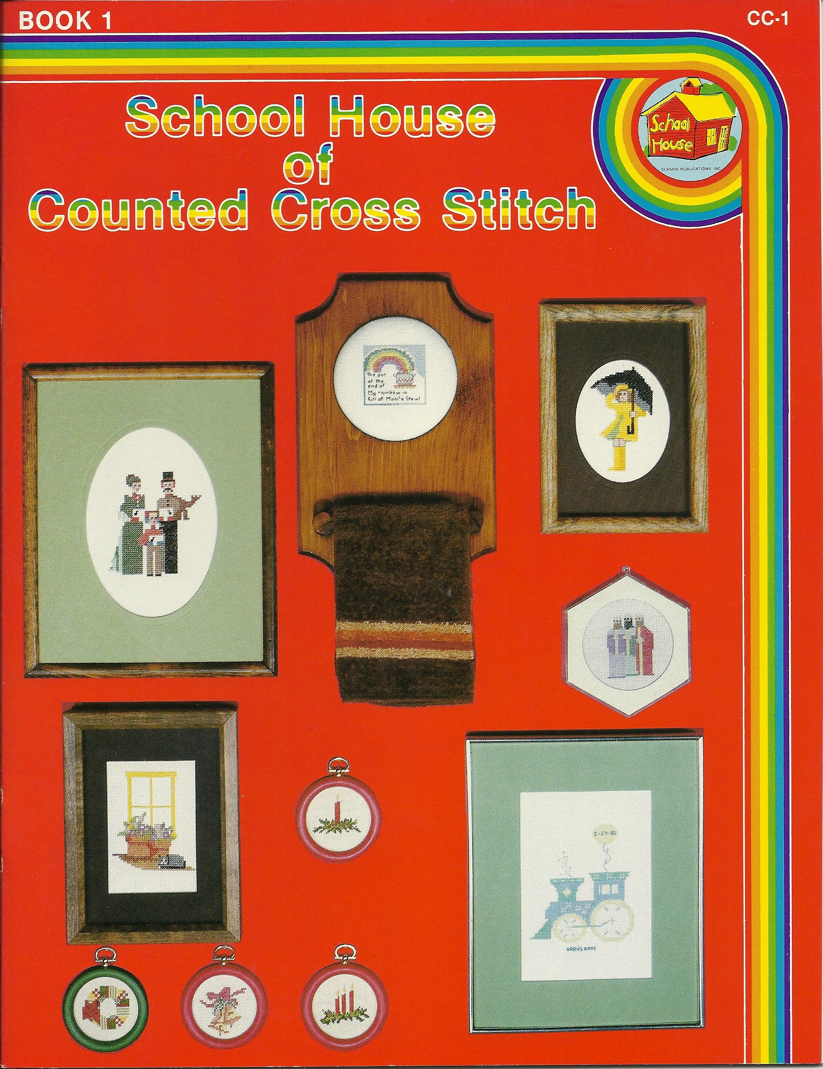 School House of Counted Cross Stitch  Book 1