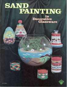 Sand Painting in Decorative Glassware